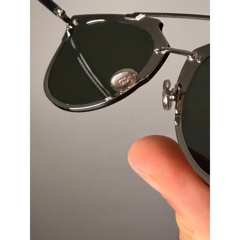 Dior Reflected P Sunglasses Mirror Aviator Brow Bar - Authentic, [Excellent]